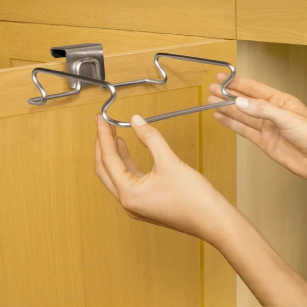 Stainless Steel Trash Plastic Holder