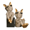 Bulldog Book Holder - Grey