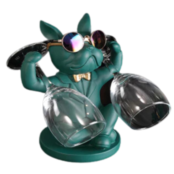 Bulldog Glass Holder - Green