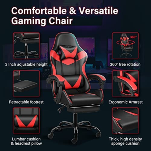 CyberPulse Gaming chair - Red
