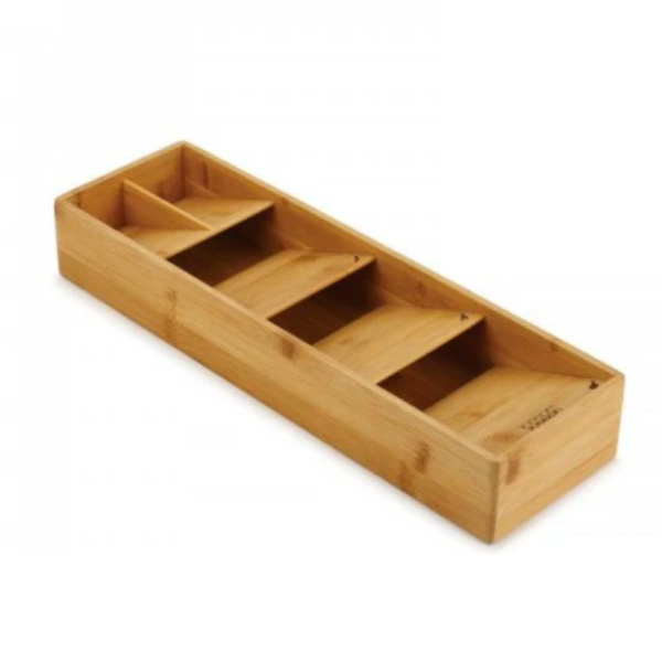 Bamboo Space Saver Cutlery Organizer - Fine Living