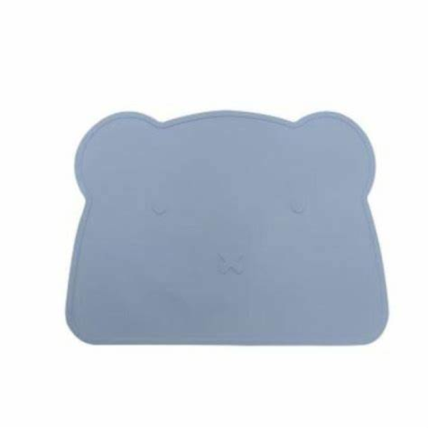 Silicone Teddy Placemat -Mauve
