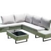 Rattan Cyprus Corner Patio Set - Grey