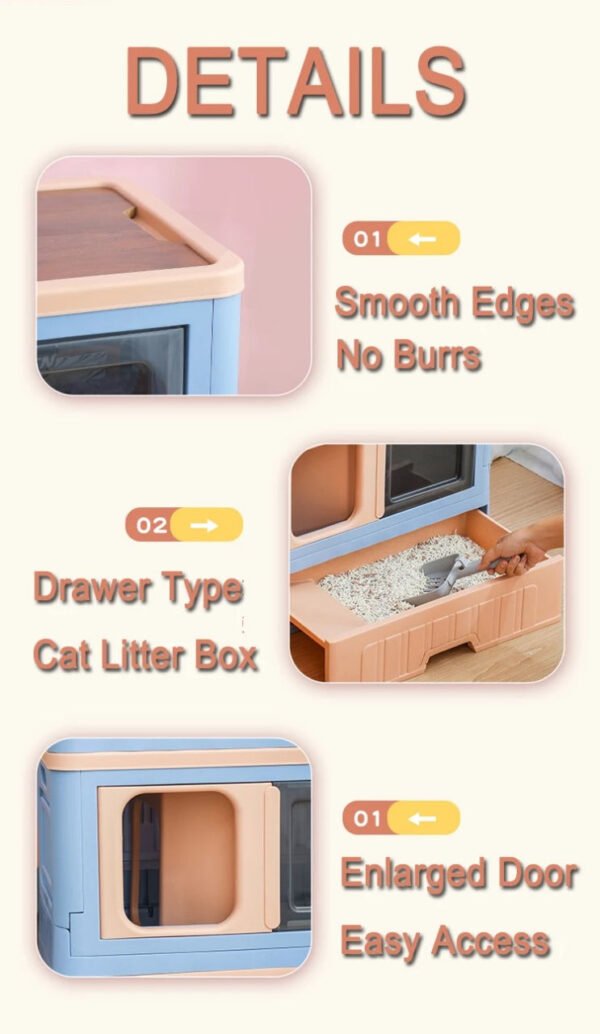 Nala Cat Foldable Sleep Box - Small - Rex