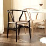 Wishbone Dining Chair – Set of 2 | Stylish | Black Finish