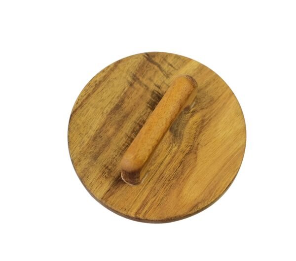 Jar with Acacia Handle Lid - 1000ml - 10 x 15cm