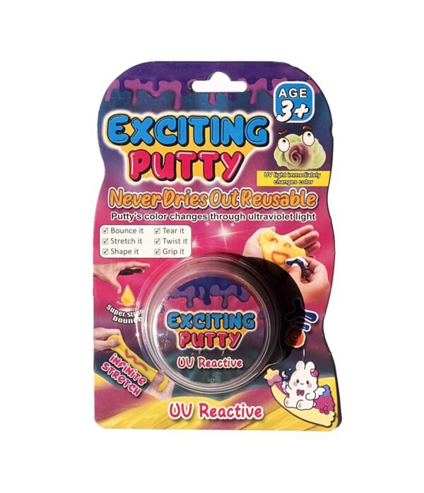 UV Reactive Putty | Glow Fun | Stretch & Shape | Jeronimo