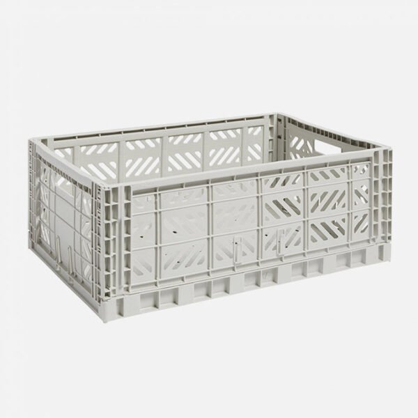 Fine Living Folding Crate Small - Grey