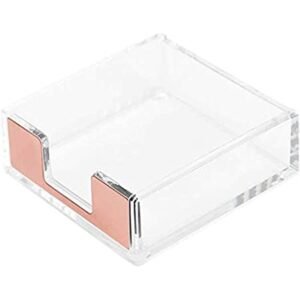 Best Acrylic Post It Holder | Rose Gold | Stylish Design