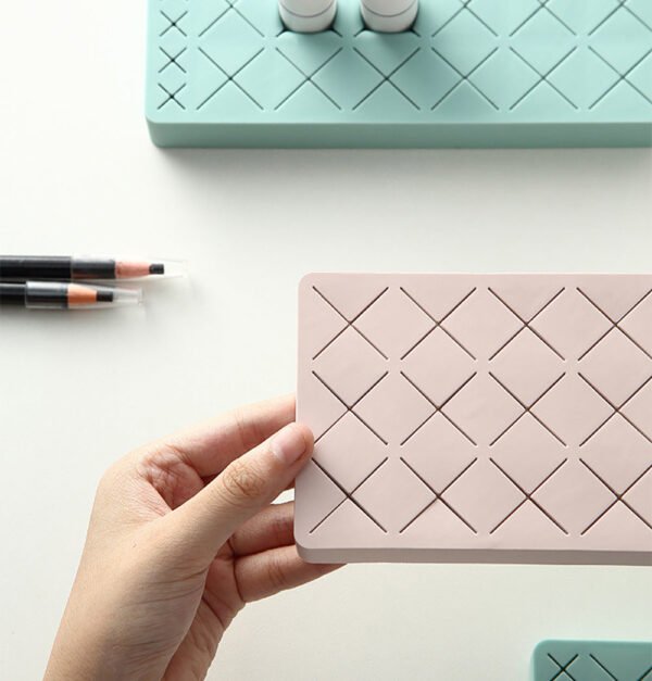 Silicone Cosmetic organizer - Med- Pink