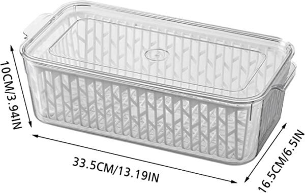 FRESHStore Liquid Drainer Rect Narrow Small