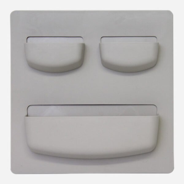 FL Multi-use Compartment Wall Organiser-Stone Grey