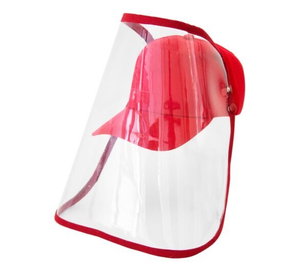 New Red Kiddies Cap with Visor | Sun & Germ Protection
