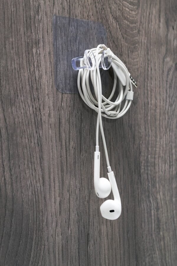 Self adhesive super plug holder