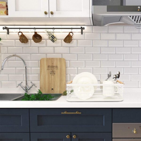 Fine Living MASIMO Dish Rack - Matte White