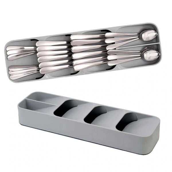 Cutlery Drawer Organiser - Grey