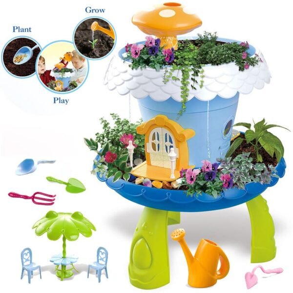 Jeronimo - DIY Garden house play set -Blue