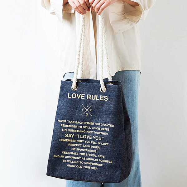 Fine Living - Shopping Bag - Navy - L