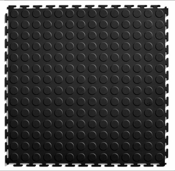 Interlocking Tiles - Black 1 SQUARE