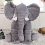 Elephant Baby Pillow | Soft & Cuddly | Grey | Nuovo