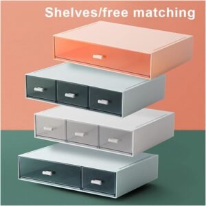 Best Clean Nest Two Drawer Organizer | White | Fine Living