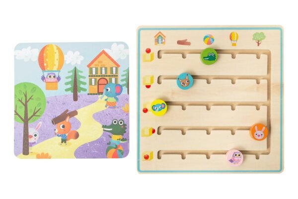 Nuovo Where The Animals Go - Wooden Toy