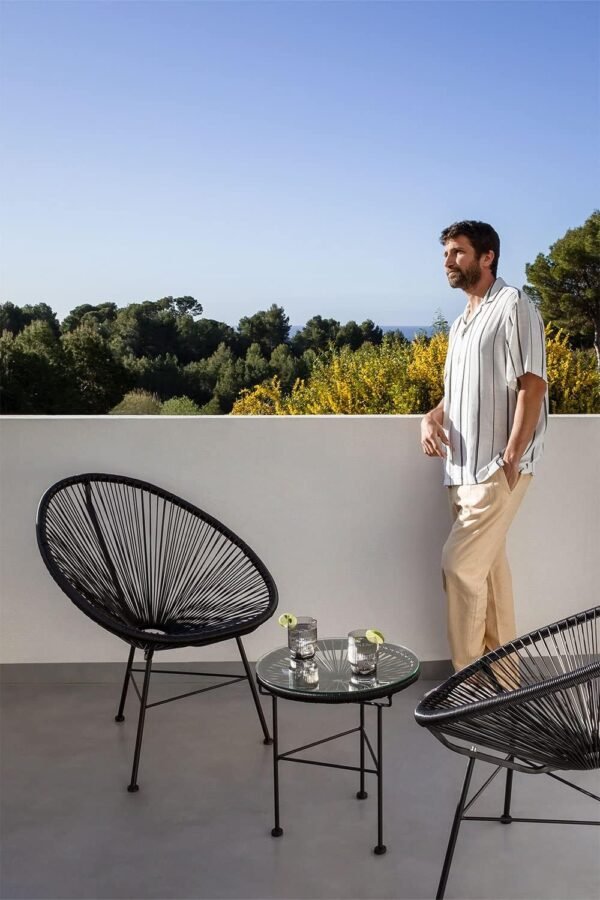 Fine Living Acapulco Chair - Black