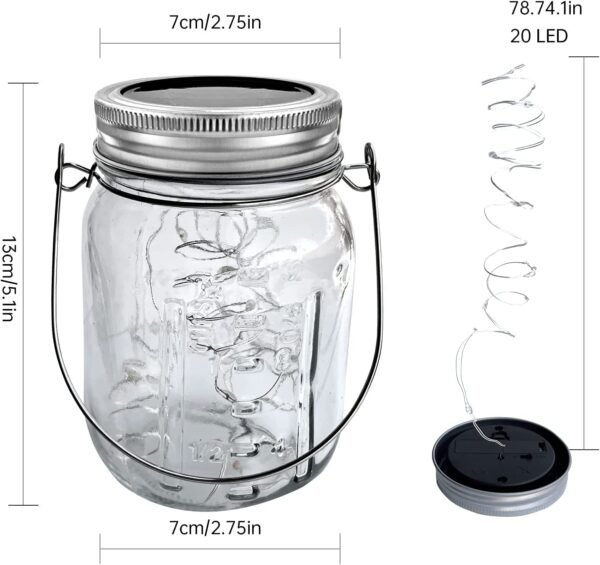 LED Solar Jar Light