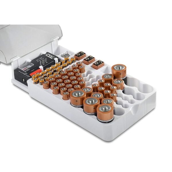 Battery Storage Organizer Box