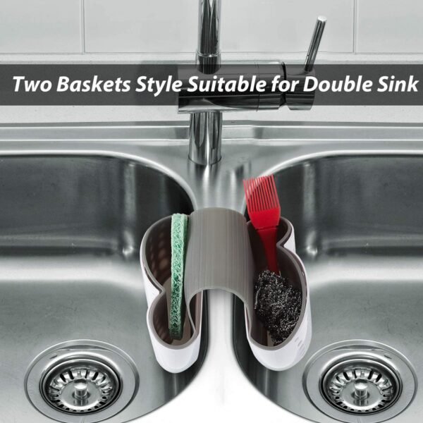 Sink Caddy - Double Fresh White