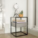 Fine Living Athens Side Table – Modern | Durable | Grey