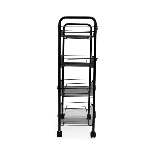 Fine Living Limber 4 Layer Trolley - Black