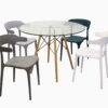 Chester Cafe Chair - White - Fine Living