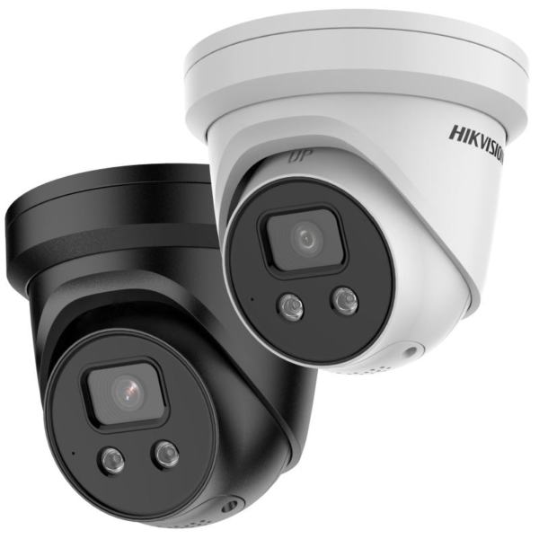 4 MP AcuSense Strobe Light and Audible Warning Fixed Turret Network Camera 2.8MM