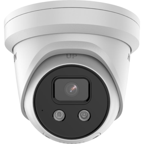 4 MP AcuSense Strobe Light and Audible Warning Fixed Turret Network Camera 2.8MM