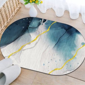 Pebble Plush - Oval Bath Mat - 40*60cm