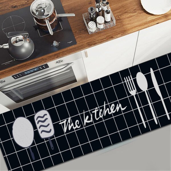 Non - Slip Whisk Kitchen Mat 40*120cm