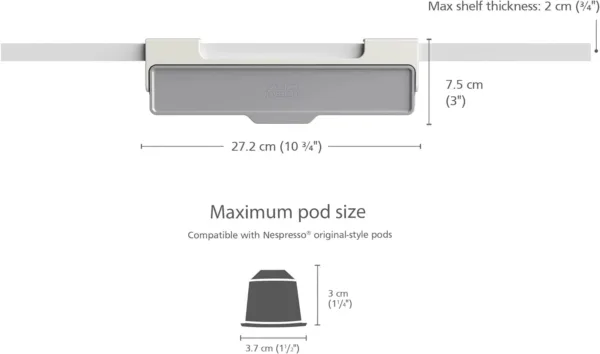 Under-shelf Coffee Pod Drawer - Fine Living
