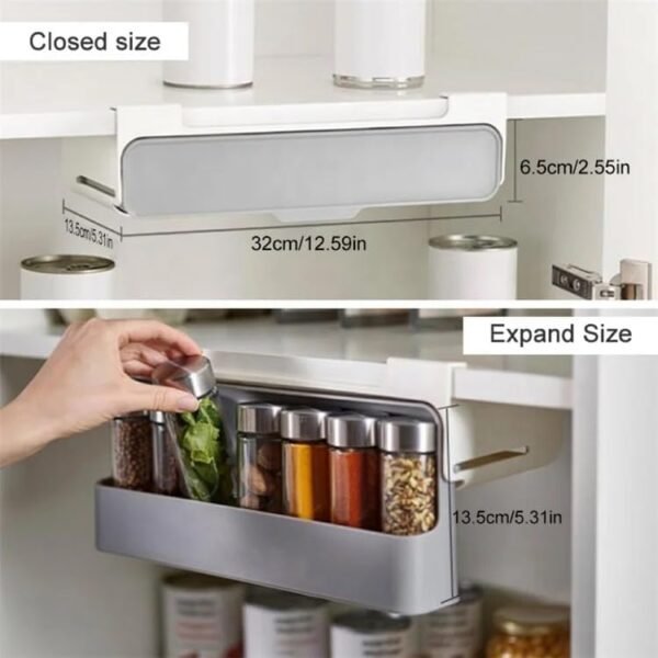 Under Cabinet Spice Rack Organizer - Fine Living