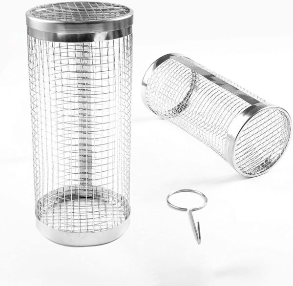 Rolling Grill Basket - Fine Living, 2pcs set