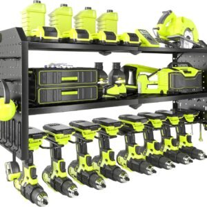 Eight Drill Holder Power Tool Organizer