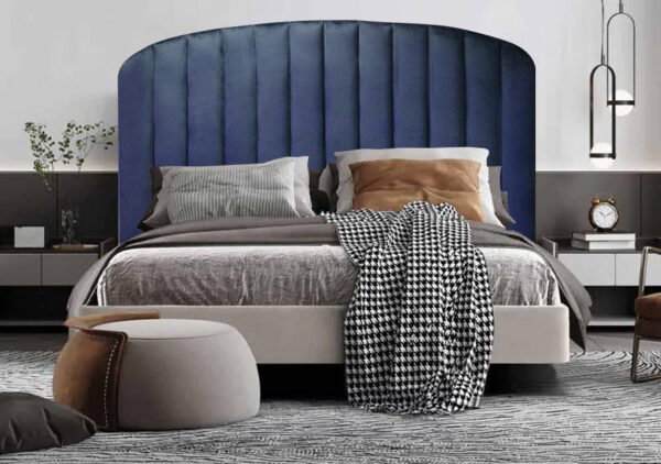 Sapphire Drift Headboard - King - Blue