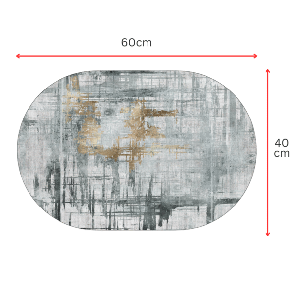 Silky Steps - Oval Bath Mat - 40*60cm