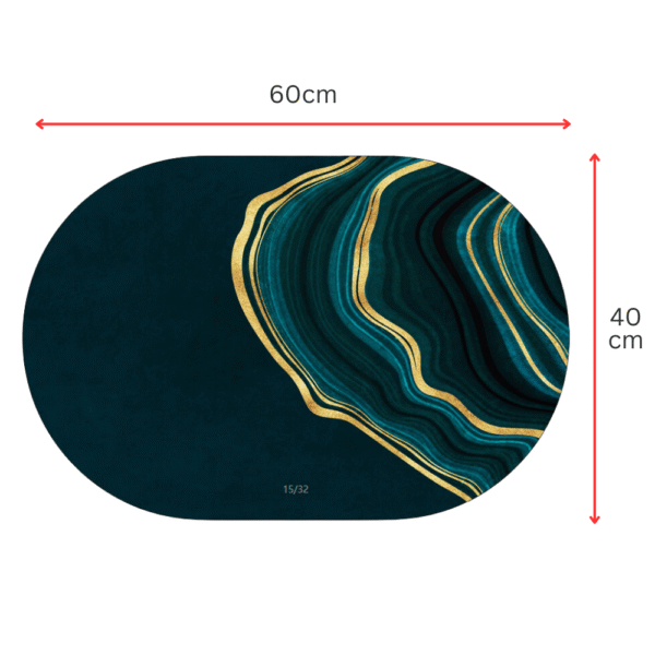 Luxe Layers - Oval Bath Mat - 40*60cm