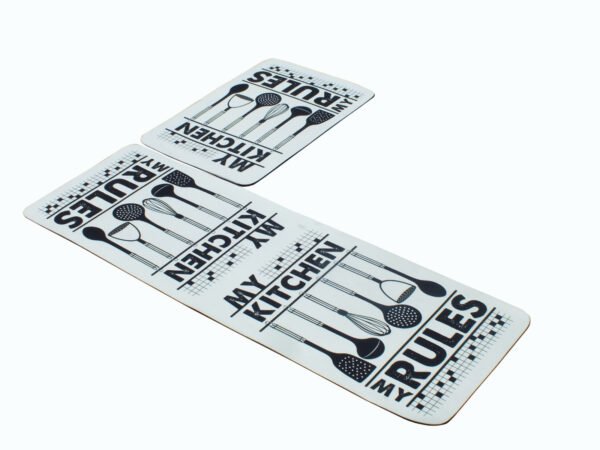 My Rules Kitchen Mat - 2pc