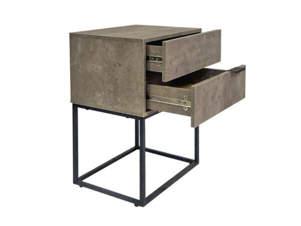 Harold Side Table - Grey - Fine Living