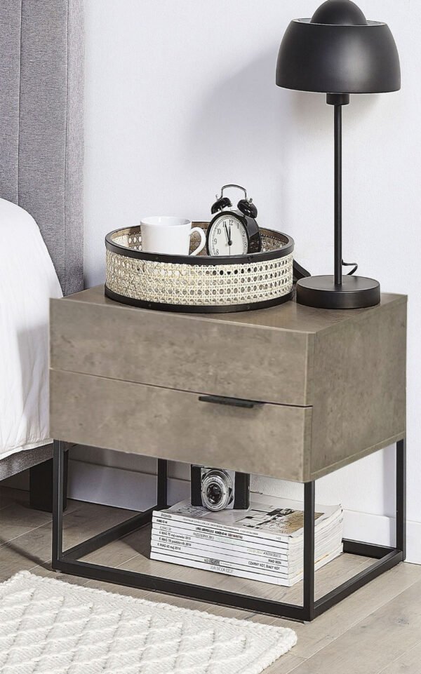 Harold Side Table - Grey - Fine Living