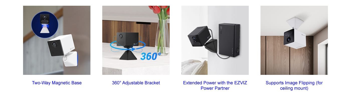 EZVIZ CB2 4G camera easy installation