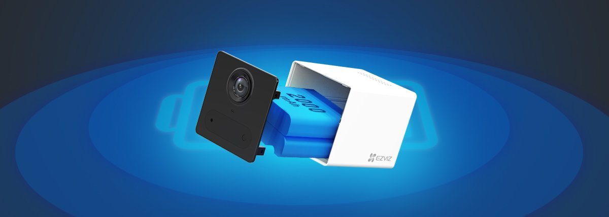 EZVIZ CB2 Indoor Battery WiFi Camera 1080P – Wire-Free, Human Detection, 2-Way Talk-Black 10 EZVIZ CB2 Battery Camera 2000mha battery