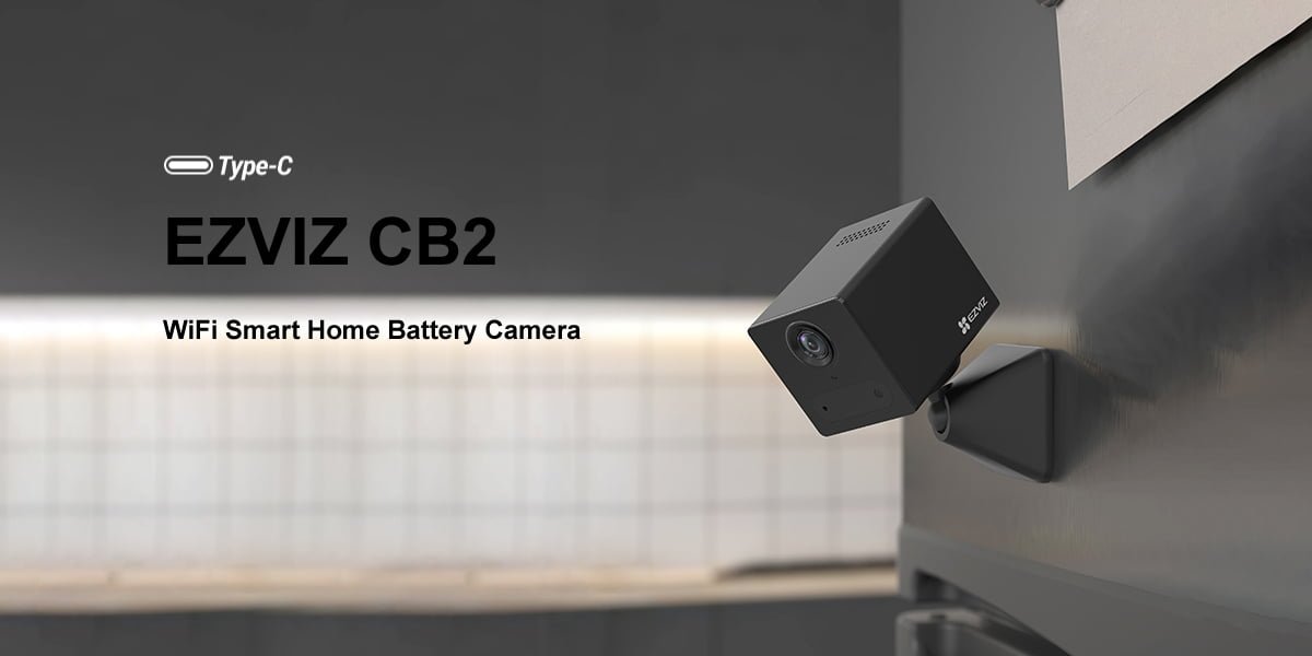 EZVIZ CB2 Indoor Battery WiFi Camera 1080P – Wire-Free, Human Detection, 2-Way Talk-Black 7 EZVIZ CB2 Battery Camera Hero